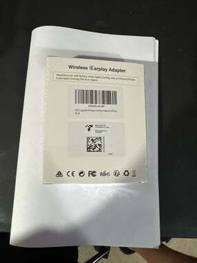 2025 Upgraded Wireless CarPlay Adapter for iPhone - Plug & Play Dongle for OEM W